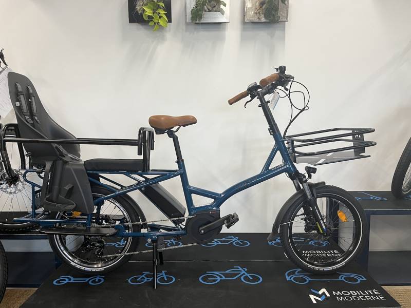 vélo cargo electrique transport d'enfants 